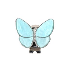 COLLYS GOLF 珍珠母貝蝴蝶造型高爾夫球標, 藍色, 1個