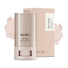 숨37도 선어웨이 벨벳 선스틱 SPF50+ PA++++, 18g, 1개