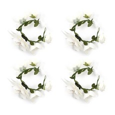 婚禮花手環, 可愛白, 4個