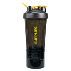 SUPPLIES. 堆疊搖搖杯, 黑色, 550ml, 1個