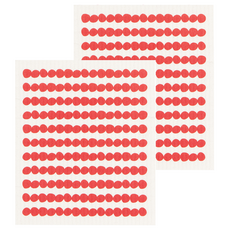 NOW 瑞典環保抹布 紅點, 2個