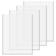 스타리움 부착형 아크릴 게시판 A4, 투명, 4개