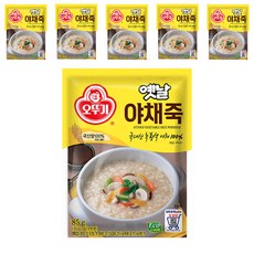 OTTOGI 不倒翁 蔬菜粥即食調理包, 6包, 85g