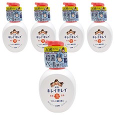 LION 獅王 趣淨 泡沫洗手乳 果香, 500ml, 5瓶