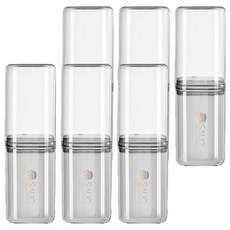 日本SP SAUCE 旅行洗漱杯Set 3杯, 5.8*7.2*22.6cm 透明灰色, 2組, 218g