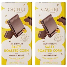 CACHET 凱薩鹽烤玉米夾心牛奶巧克力, 2片, 100g