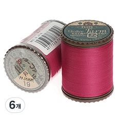 FUJIX Ltd. 富士克 Farm 鋪棉線, 19梅粉紅色, 6個