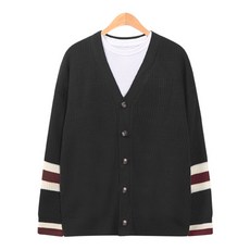 Raymon Mero 寬鬆版型撞色針織開襟衫