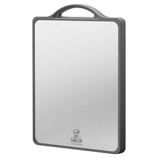 Kitchenheim不鏽鋼雙面砧板, 1個, 灰色