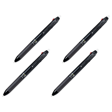 파이롯트 프릭션볼 2색 볼펜 0.5mm, 블랙, 4개