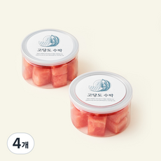 컷팅 고당도 수박, 200g, 4개
