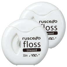 GC Ruscello Floss 牙線 無蠟 小, 30m, 1個, 2個