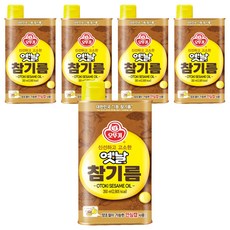오뚜기옛날 참기름, 350ml, 5개
