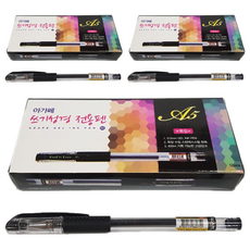 Agape出版社 書寫聖經專用0.5mm中性筆, 黑色, 36個