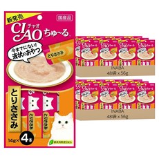 INABA CIAO 啾嚕 肉泥, 雞肉, 56g, 96袋