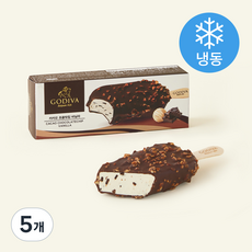 고디바 카카오 초콜릿칩 바닐라 아이스크림바 (냉동), 5개, 1개입, 85ml