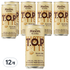 티오피 마스터 라떼 캔, 200ml, 12개