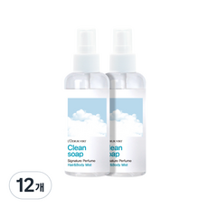 로더베르 헤어앤바디미스트 클린솝, 12개, 150ml