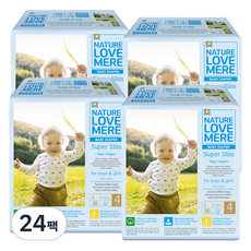 네이쳐러브메레 슈퍼슬림 밴드형 기저귀 대형 남여공용, 4단계, 480매