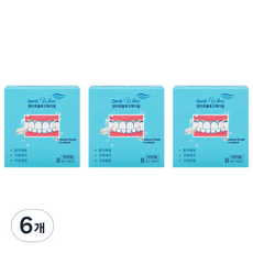 얼쓰 덴티후 고체구강청결제 8p, 6개, 6.82g