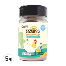 주오 반려동물 동결건조간식 파우더, 닭간맛, 100g, 5개
