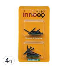 Innotime 石膏板用單牙螺絲 黑色 2種 x 10p 套組 NIT503, 4個