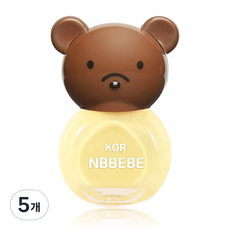 Nbbebe 兒童用指甲油, 奶油檸檬, 5個