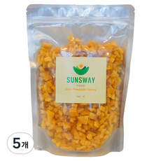 쏠스웨이 건파인애플 큐브, 5개, 200g