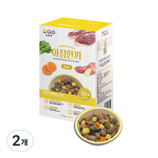 오아오 강아지 아침한끼 습식사료, 오리, 1.2kg, 2개