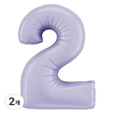 GRABO BALLOONS GRABO 2 號銀箔氣球架, 2個, 紫丁香