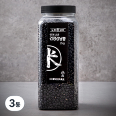도정공장 검정강낭콩, 2kg, 3통