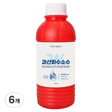 더블유제약 과산화수소수, 6개, 250ml