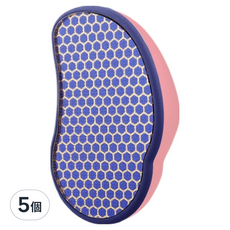 奈米玻璃磨腳器 粉紅, 5個, 1個裝, 75g