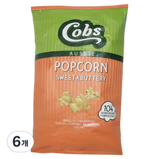 콥스 스위트 버터리 팝콘, 110g, 6개