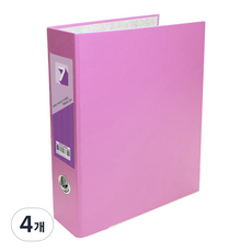 투코비 도노 D링 바인더 3공 A4 7cm, 보라, 4개