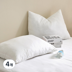 BeneBedding 標準超細纖維枕墊, 白色, 4個