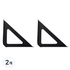 韓國五金 槽板層架 支架 選項06 書架 黑色-190*190(2入), 2個, 黑色