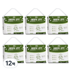 네이처큐브 테이프형 안심패드 소중형 M, 10매입, 12팩