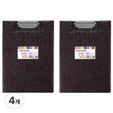 블루마토 레포트 화일 G 덮개형, 와인, 4개