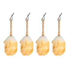 comet Home 羊毛除塵撢 S, 白色 + 棕色, 4支