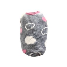 SassyDog 寵物保暖衣, 灰色雲朵, 2件