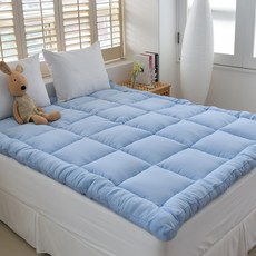 Bledichome Mellin 舒適薄床墊, 藍色