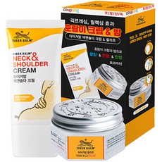 TIGER BALM 虎標 肩頸涼感按摩霜 50g+鎮靜萬用膏 25g, 1組