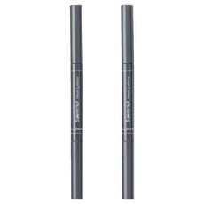 THe SaeM 得鮮 自然柔順持色眉筆 眉筆+眉刷 獨特三角狀筆芯, 03 灰棕色, 2支