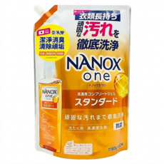 LION 獅王 NANOX one 奈米樂 超濃縮抗菌洗衣精補充包 潔淨消臭, 1.16kg, 1包