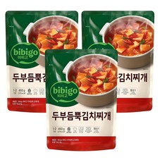 CJ bibigo 泡菜豆腐鍋調理包, 3包, 460g