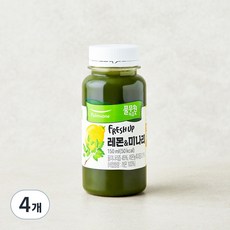 풀무원녹즙 프레시업 레몬 & 미나리 주스, 4개, 150ml