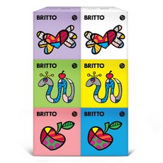 Hanyeji 自然紙漿迷你美容衛生紙 250抽, 250張, 6盒