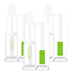 L'OCEAN 維他命潤唇膏, 01 SNOW PEARL, 3.5g, 3支