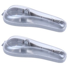 Mantoolkitz 旅行用刮鬍刀收納盒 灰色, 2個